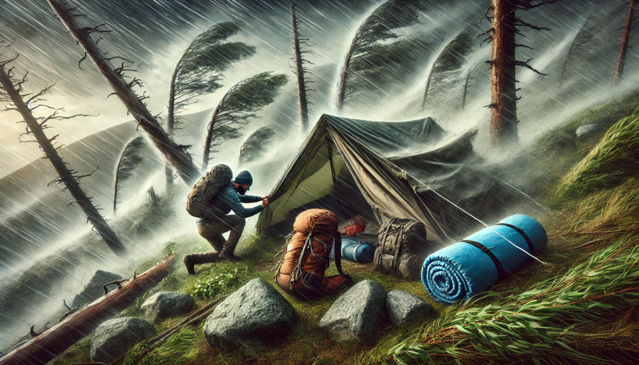 Fırtınada veya Şiddetli Rüzgarda Kamp Yaparken Dikkat Edilmesi Gerekenler