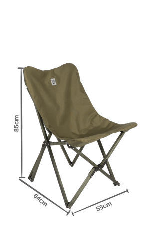 BAG THE JOY AHŞAP KATLANIR MASA SANDALYE SETİ – ANTRASİT – HAKİ – 60*60*55cm