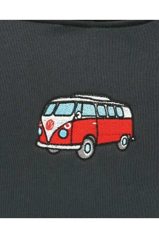 Kırmızı Vos Vos Nakışlı Sweatshirt