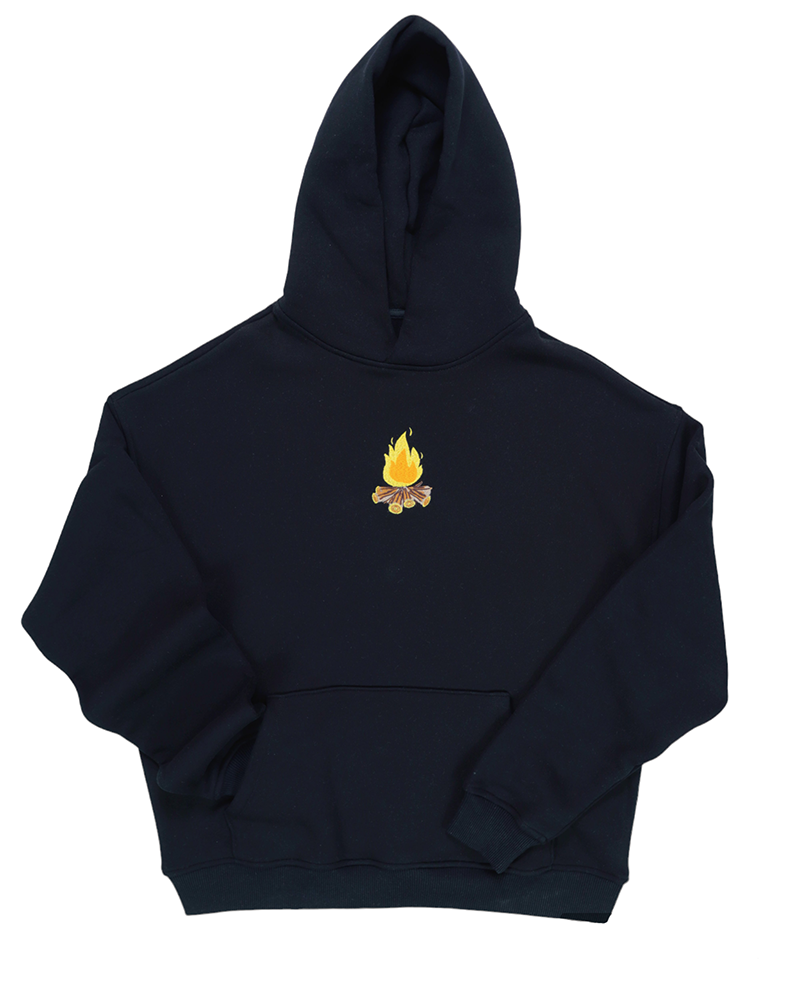 Kamp Ateşi Nakışlı Sweatshirt