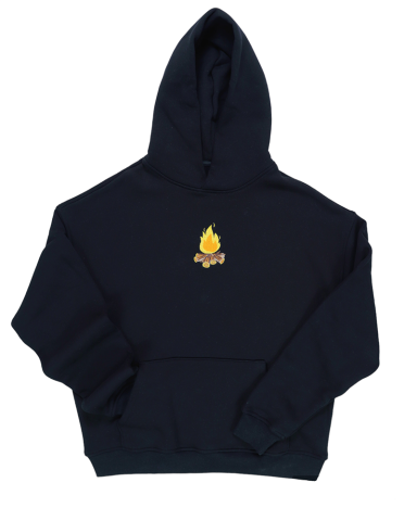Kamp Ateşi Nakışlı Sweatshirt