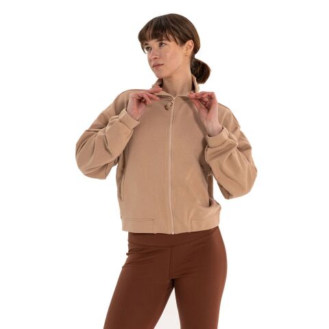 Inguz Dik Yaka Fermuarlı Sweatshirt