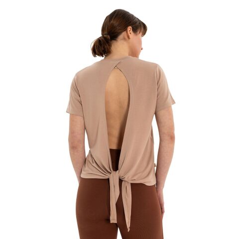 Inguz Sırt Bağlamalı Modal Yoga T-Shirt