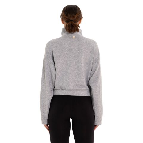 Inguz Dik Yaka Fermuarlı Sweatshirt