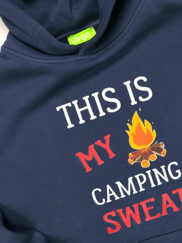 Lacivert This Is My Camping Sweatshirt