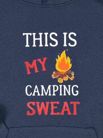 Lacivert This Is My Camping Sweatshirt