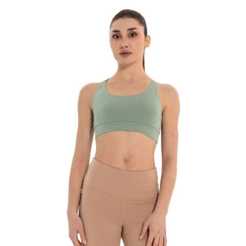 Inguz Çift Askılı Sırtı Çapraz Yoga Büstiyer