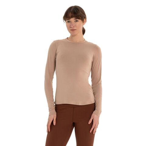 Inguz Uzun Kollu Basic Modal Yoga T-Shirt