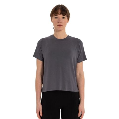 Inguz Modal Bisiklet Yaka Basic Yoga T-Shirt