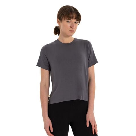 Inguz Modal Bisiklet Yaka Basic Yoga T-Shirt