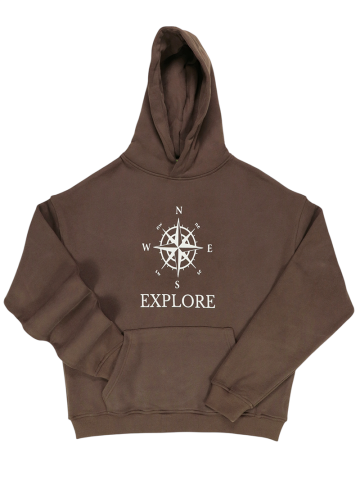 Kahverengi Pusula Sweatshirt