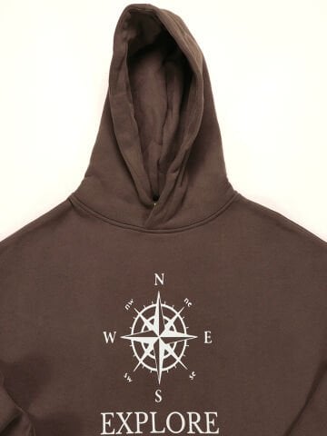 Kahverengi Pusula Sweatshirt