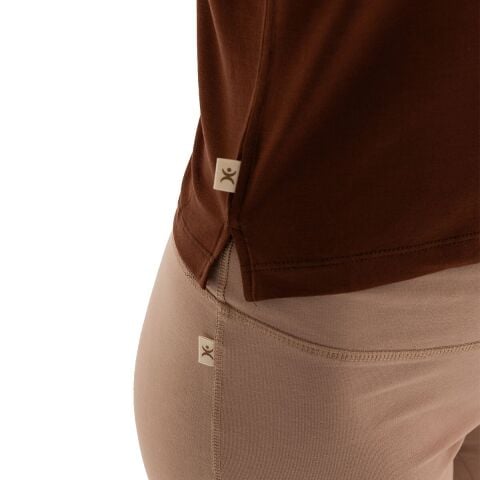 Inguz Modal Bisiklet Yaka Basic Yoga T-Shirt