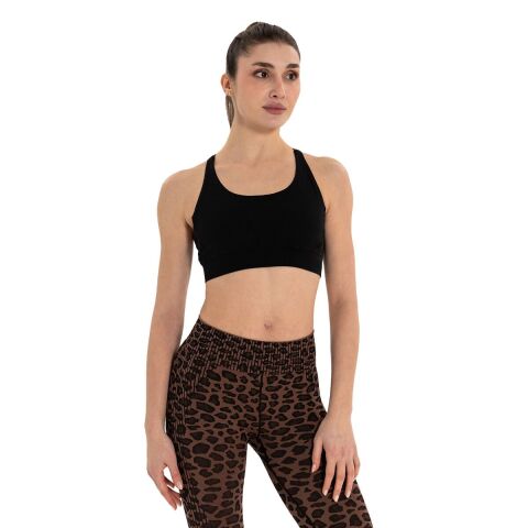 Inguz Çift Askılı Sırtı Çapraz Yoga Büstiyer