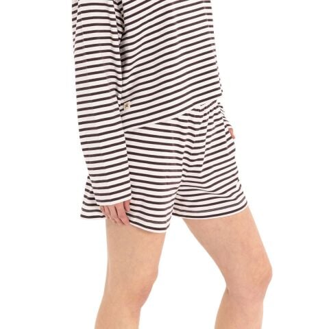 Inguz Stripe %100 Pamuk Şort