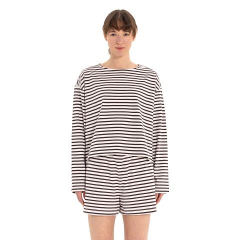 Inguz Stripe %100 Pamuk T-Shirt