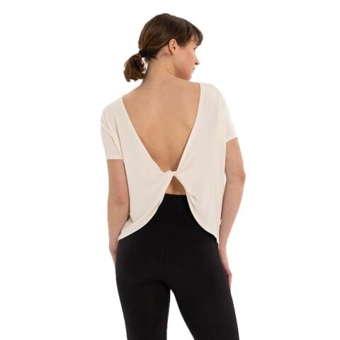 Inguz Sırt Detay Modal Yoga T-Shirt