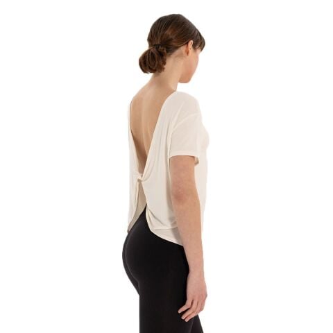 Inguz Sırt Detay Modal Yoga T-Shirt