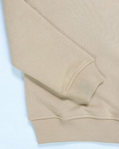 Kahve Kamp Çadırı Nakışlı Sweatshirt