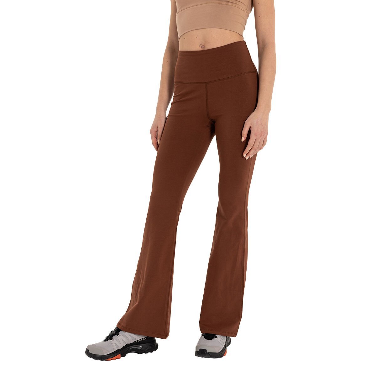 Inguz Roll Up Flare Toparlayıcı Yoga Pantolon