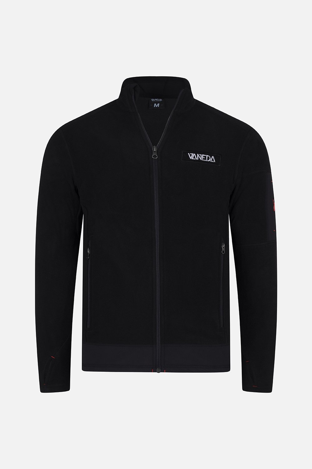 VANEDA REGULAR FIT TAM FERMUAR UNISEX POLAR SIYAH