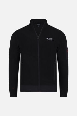 VANEDA REGULAR FIT TAM FERMUAR UNISEX POLAR SIYAH