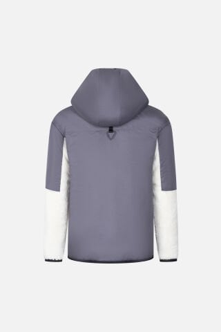 Vaneda Sherpa Ceket Ekru/Gri
