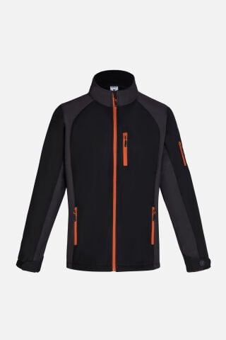 VANEDA V-CLUTCH SOFTSHELL SIYAH ANTRASIT TURUNCU MONT