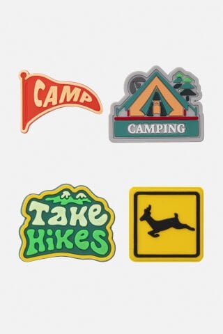 Camp  Unisex Renkli 4'lü Terlik Süsü