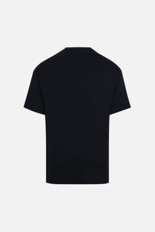 OVERSIZED FIT VANEDA LOGO BASIC TSHIRT LACIVERT