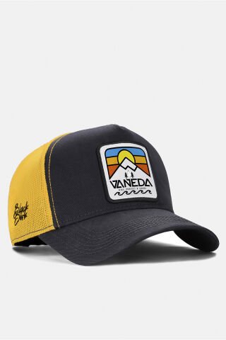 VANEDAXBLACKBÖRK SAPKA TRUCKER ANTRASIT SARI ASLAN