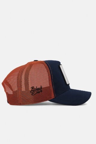 VANEDAXBLACKBÖRK SAPKA TRUCKER LACIVERT TURUNCU FILE