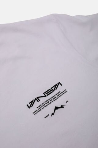 OVERSIZED FIT NEXT UNISEX TSHIRT BEYAZ