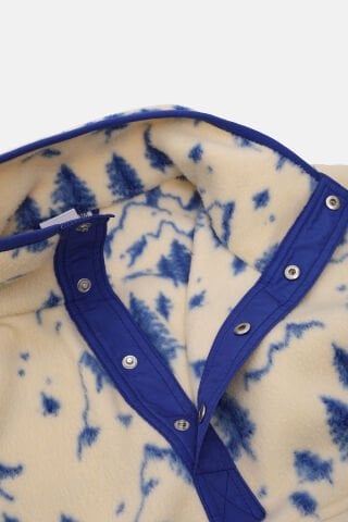 Regular Fit Next Unisex Polar Desenli Mavi