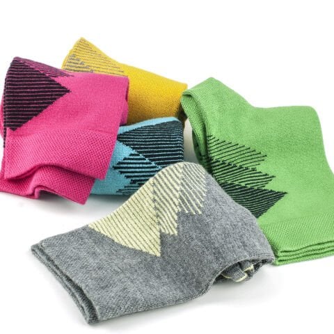 Bambu Çeyrek Boy Renkli Erkek Çorabı 3209