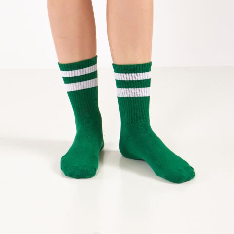 Pamuklu Renkli Kolej Çorabı