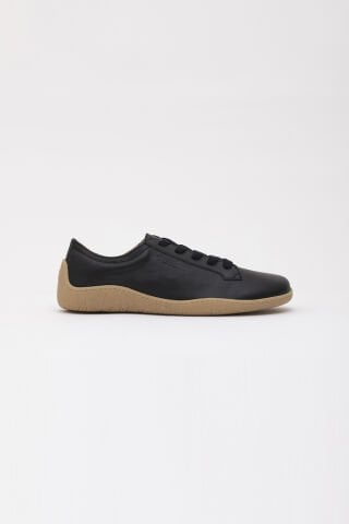 1383 V-Barefoot Comfort Deri Kadın Ayakkabı Siyah