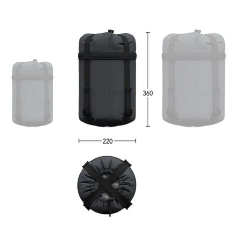 Hannah Bivak 240 Uyku Tulumu - Sağ