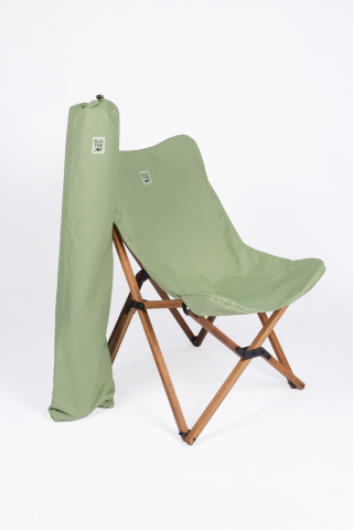 BAG THE JOY AHŞAP KATLANIR MASA SANDALYE SETİ – KAHVERENGİ – SU YEŞİLİ – 70*70*55cm