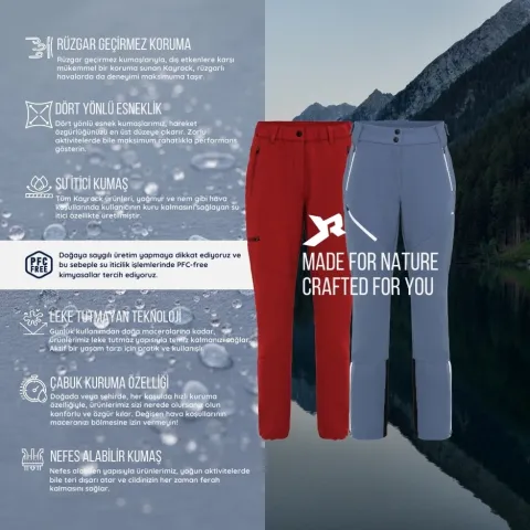 Jamaika Kadın Yazlık Outdoor Pantolon