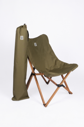 BAG THE JOY AHŞAP KATLANIR MASA SANDALYE SETİ – KAHVERENGİ – HAKİ – 50*50*50cm