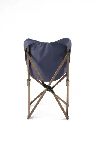 BAG THE JOY AHŞAP KATLANIR MASA SANDALYE SETİ – ANTRASİT- LACİVERT – 70*70*55