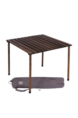 BAG THE JOY AHŞAP KATLANIR MASA SANDALYE SETİ – ANTRASİT – HAKİ – 70*70*55cm