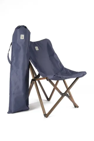 BAG THE JOY AHŞAP KATLANIR MASA SANDALYE SETİ – ANTRASİT- LACİVERT -60*60*55